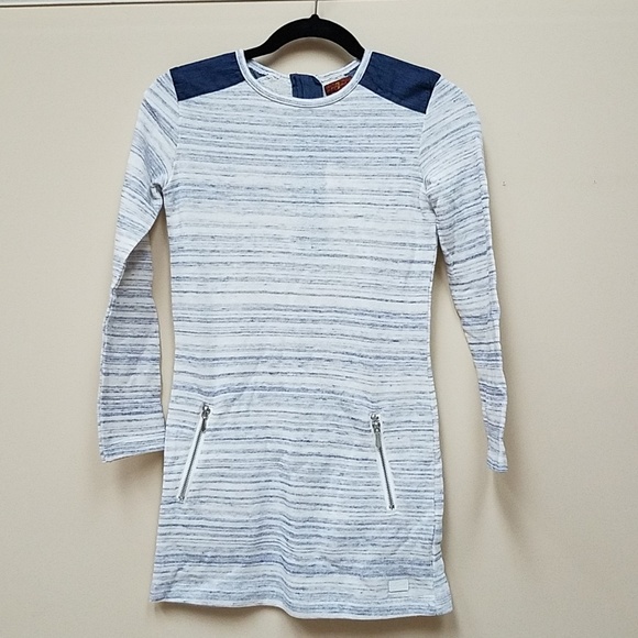 Girls Heather Blue 7 for all Mankind dress - Picture 1 of 6